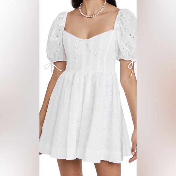 For Love and Lemons Jean eyelet mini dress - Picture 2 of 4